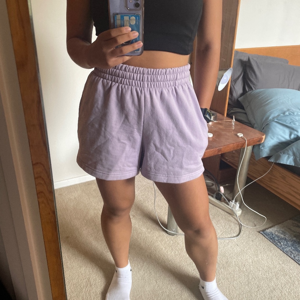 Lilac boyfriend shorts (glassons AUS)